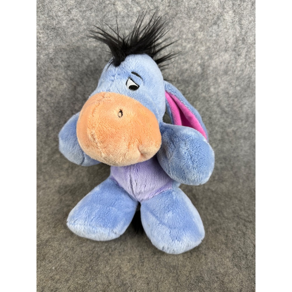 Disney Winnie the Pooh Eeyore Plush Blue Stuffed Animal Donkey 11 in Super Soft